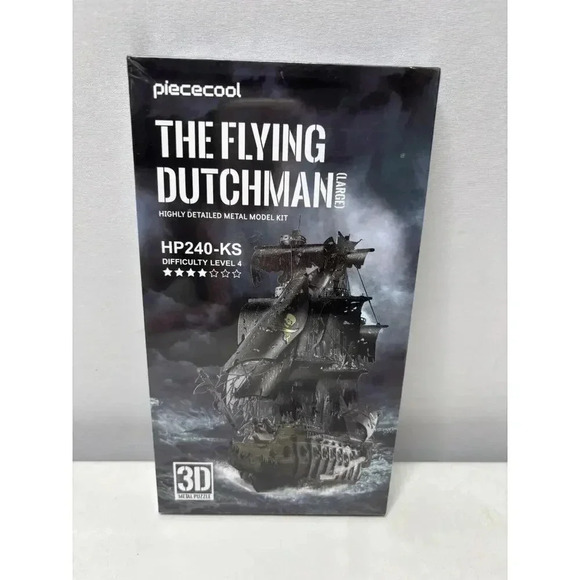 Piececool Metal 3D Puzzles Flying Dutchman Pirate Ship DIY Kit Sealed